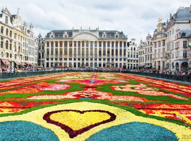 Цветния килим в Брюксел и ниската земя - Нидерландия 
